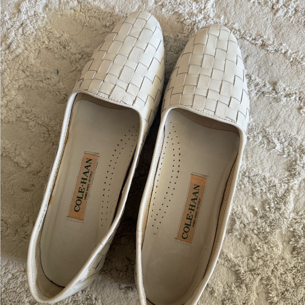 Cole Haan Women's Cream Loafers